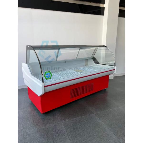 Commercial Supermarket Butcher Meat Freezer Direct Cooling