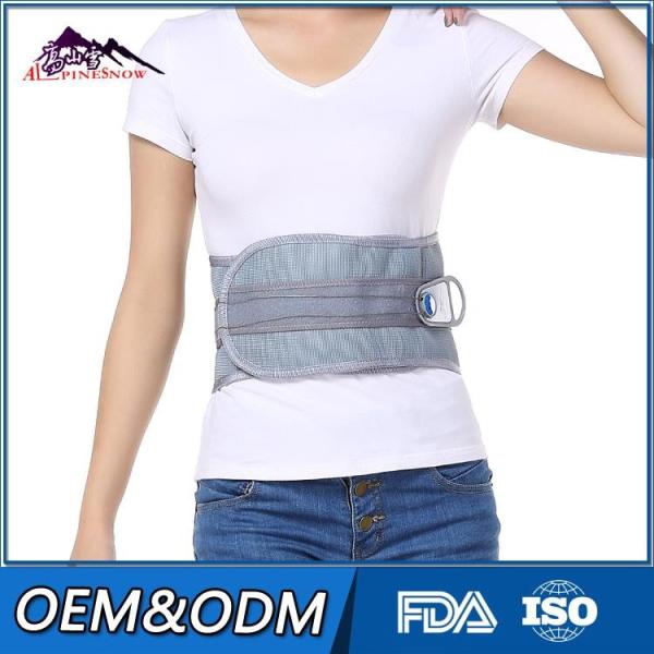 Matériel libre de Tourmaline de tissu de maille de cordon de ceinture de soutien de dos de taille de taille