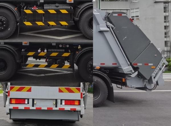 Compresseur de déchets Chargeurs arrière manuel