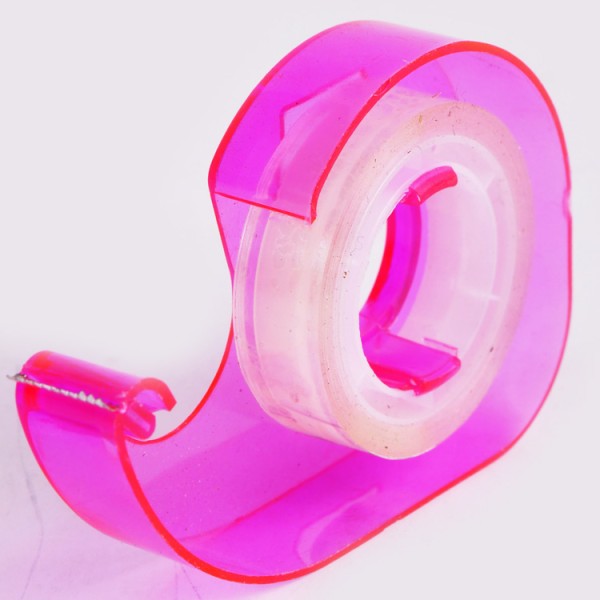 Hot selling wholesale good quality 12mm multi-functional clear pink adhesive tape