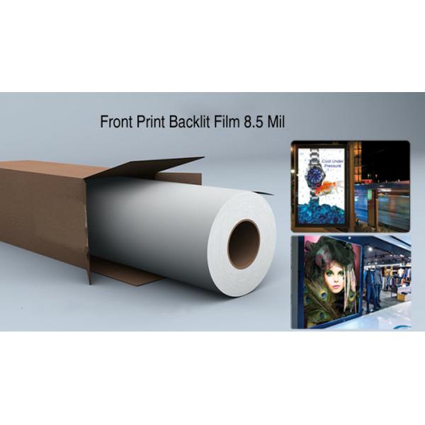 Печатание фронта фильма 215 поставок средств массовой информации микрона струйным водным всеобщим освещенное контржурным светом полиэстером