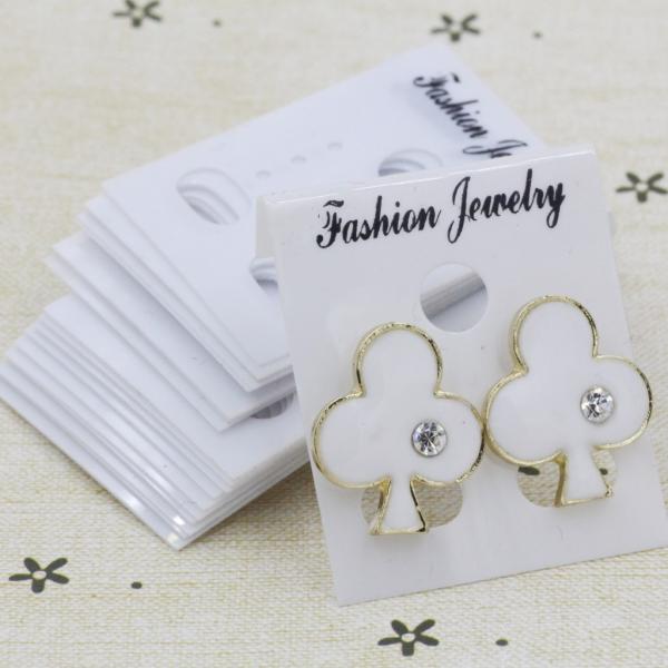 Earrings jewelry accessories packaging card card card upscale flannel earrings earrings