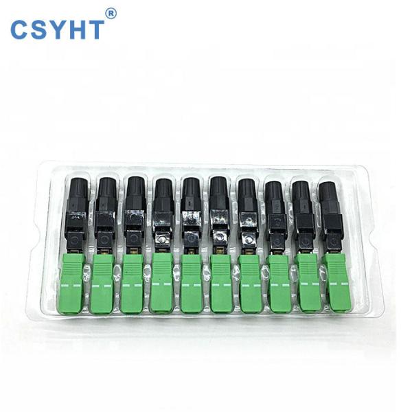 SC APC- SC UPC Ceramic Ferrule Fiber Optic Connector FTTH Mechanical