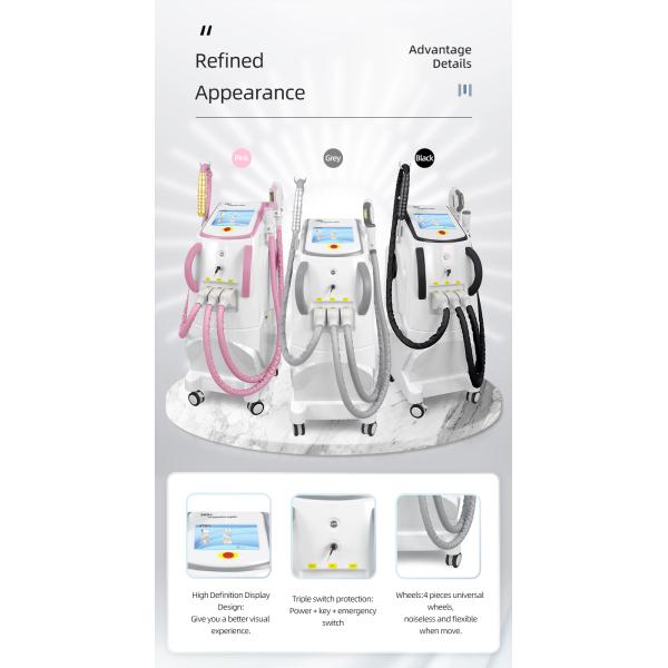 Многофункциональный выбирает лазер 3 Nd Yag IPL Rf в 1 машине удаления татуировки удаления волос