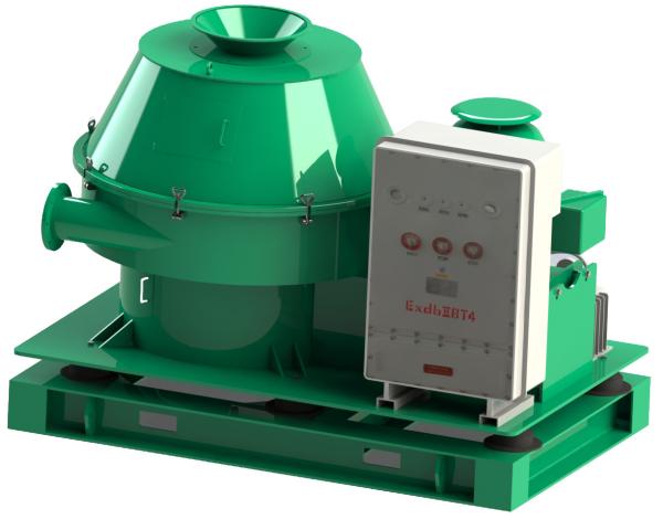 High Pressure Air Knife Vertical Cutting Dryer 0-900r/Min Solids Separation