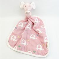 Cobertor animal macio Toy Cotton Baby Animal Doudou do bebê do cobertor do sono do bebê do elefante do OEM do ODM de OAINI