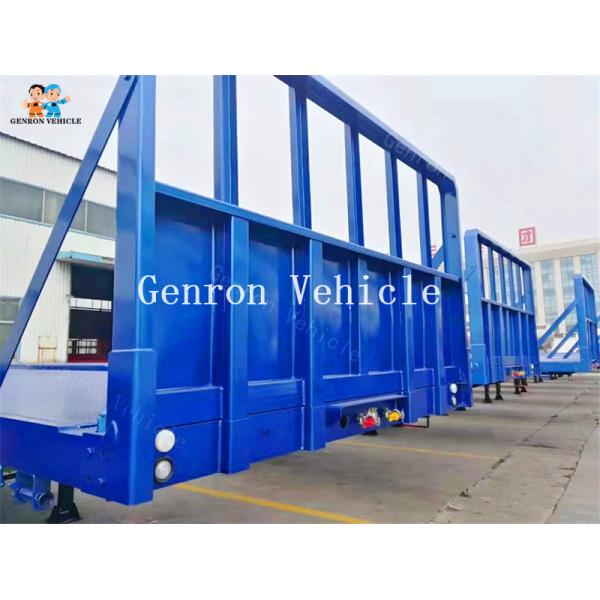 3 Axles Mechanical Suspension Flatbed Semi Trailer