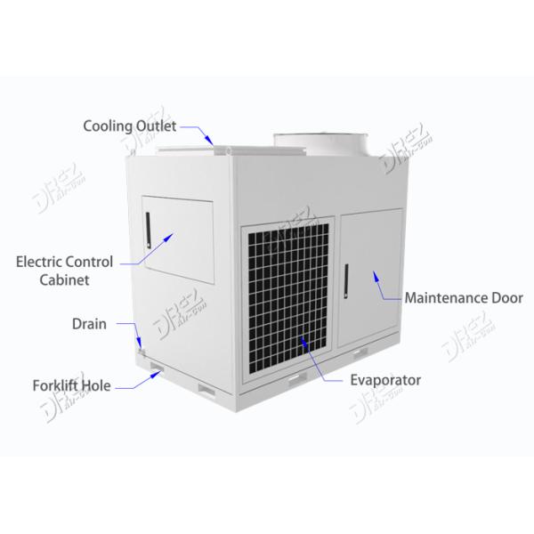 Portable 10HP Temporary Air Conditioning Units , Small Tent Packaged Air Conditioner