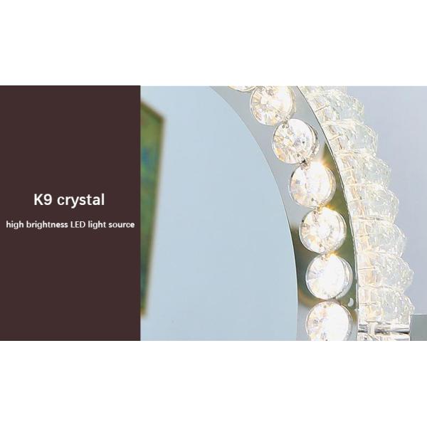 LED Light Up Makeup Mirror Crystal Vanity Mirror Hollywood Style