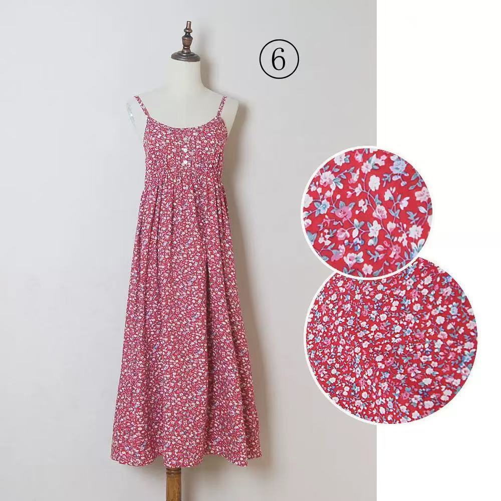 2026 New Prints Pure Cotton Plus-Size Friendly Beach Dress for Summer Vacation
