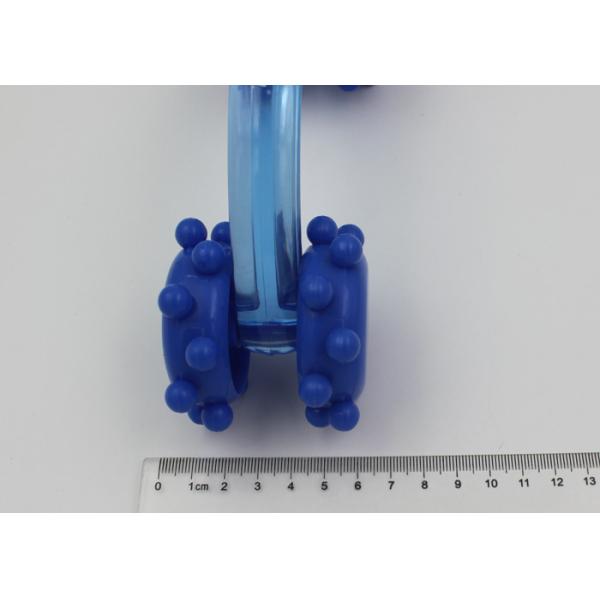 Multifunction Double Head Hand Held Body Massager With Silk Screen Logo