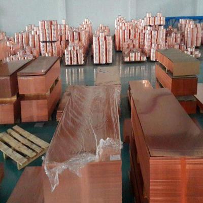 C11600 C12000 Copper Plate Sheet 99.9 Pure Copper Sheet 0.3mm - 100mm