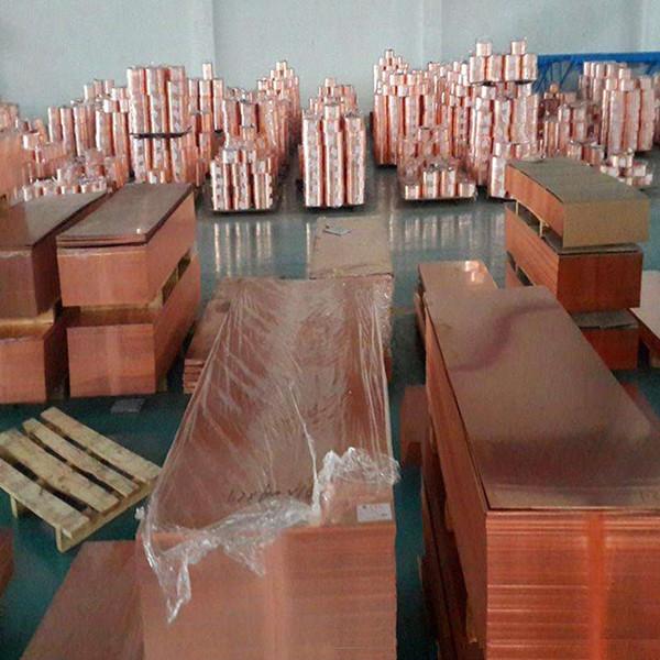 C11600 C12000 Copper Plate Sheet 99.9 Pure Copper Sheet 0.3mm - 100mm