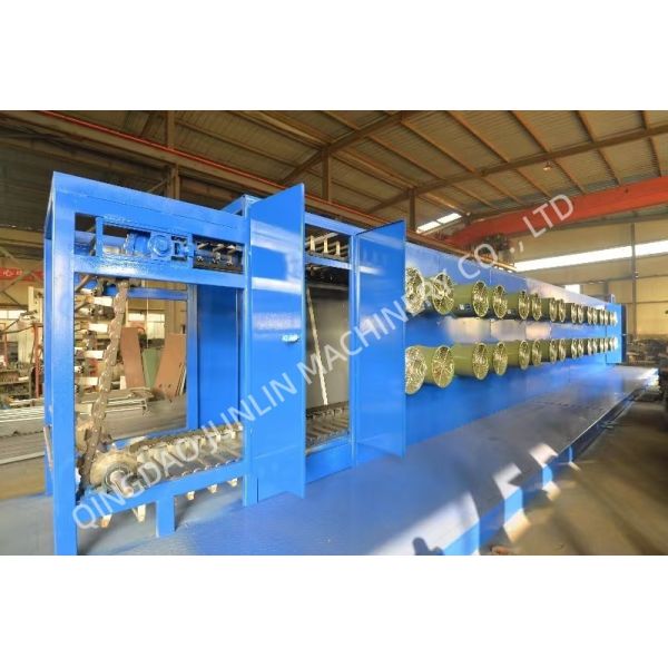 Landing Hanging Rods Type Batch Off Cooler For Rubber Sheet Cooling