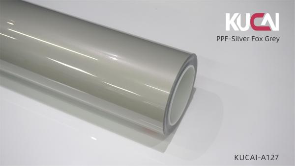 7.5 Mil Silver Fox Grey PPF Wrap para carro, tinta colorida proteção de filme PPF