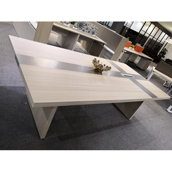 Rectangular Executive Conference Table , Large Boardroom Table 750mm Height