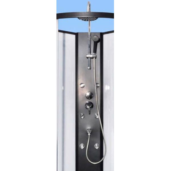 Удобные шкафы ливня угла черноты комфорта для торговых центров большого диапазона