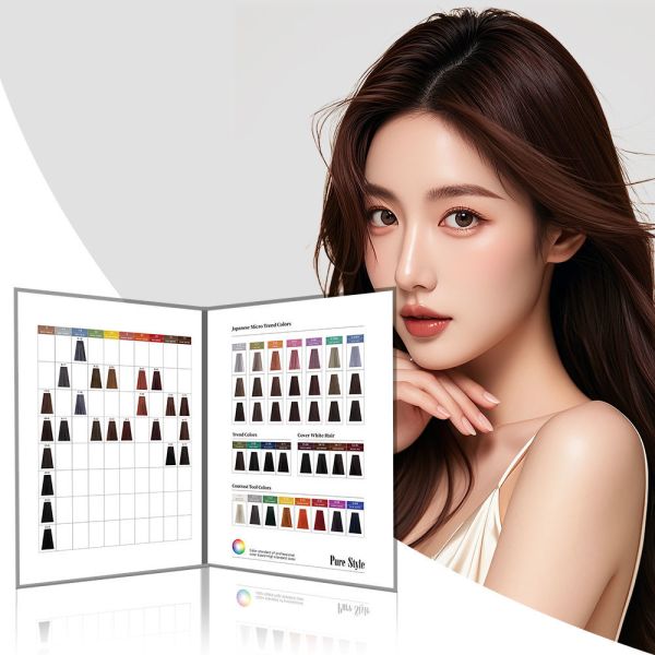 Manufacturer  47 Colors OEM Hair Color Chart Book Low MOQ Permanent Hair Color Low MOQ