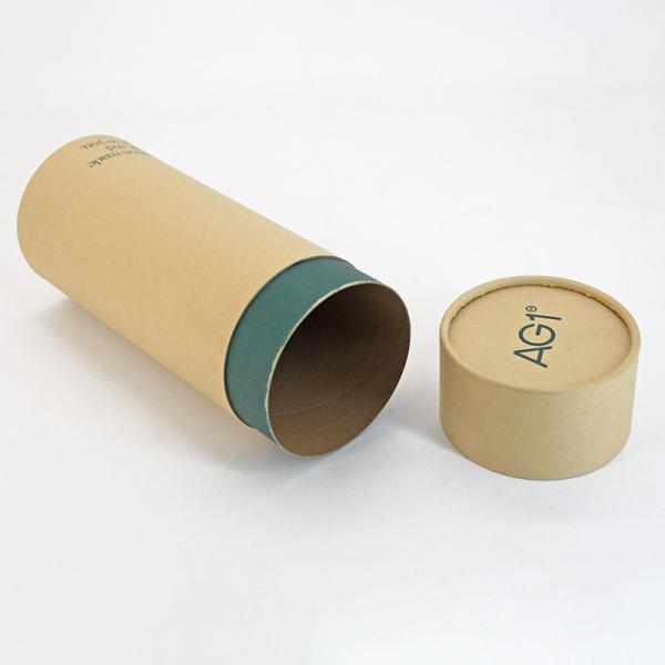 Cardboard Paper Tube Brown Packaging Brown Kraft Biodegradable For Art