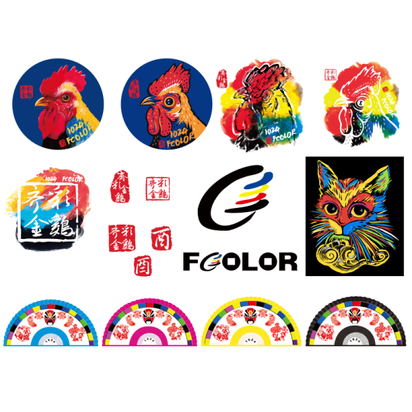 FCOLOR Hot Transfer Pet Film Inkjet Printing DTF Ink for L1800 DX5 Dx4 Xp600 4720 Dtf Printer