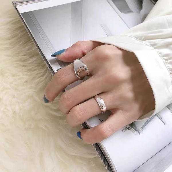 Fashion Retro New Design Non-Fading Personality Opening Wholesale Copper Ladies Ring