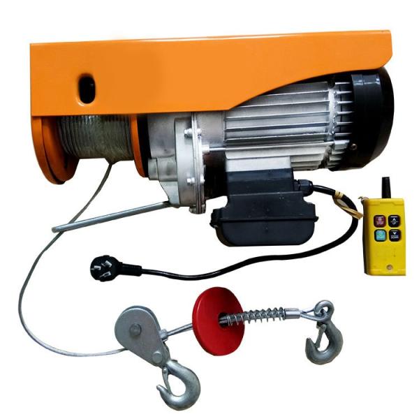 200kg PA Type Small Electric Hoist Wire Rope Sling With Remote Control