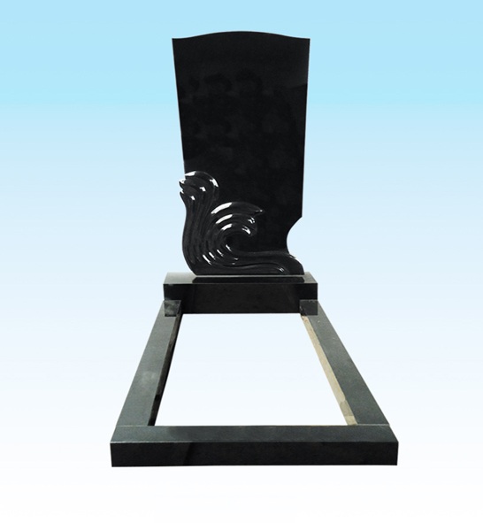 china black upright granite stone memorial