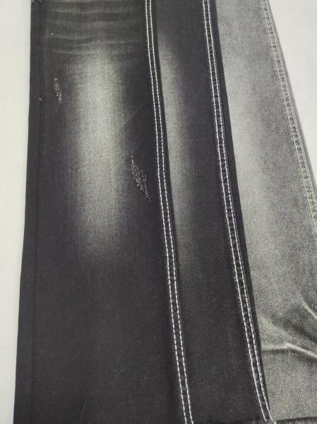Tissu denim fantaisie sergé extensible multidirectionnel, construction 10*21/40+70 JSD3110A, pour jeans femme ou homme