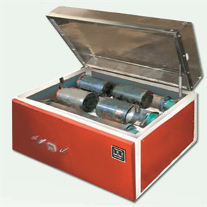 XMB three-roll four-cylinder rod mill and ball mill with 0.25L to 2.0L roller volume for wet and dry laboratory grinding