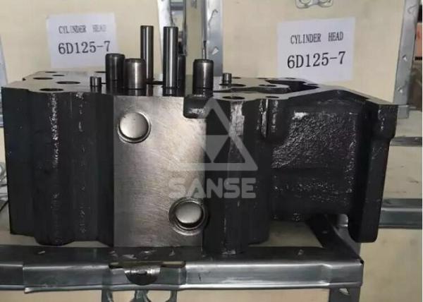 6D125 Engine Cylinder Head 6156-11-1100  for Komatsu PC400-7 Excavator Diesel Engine parts