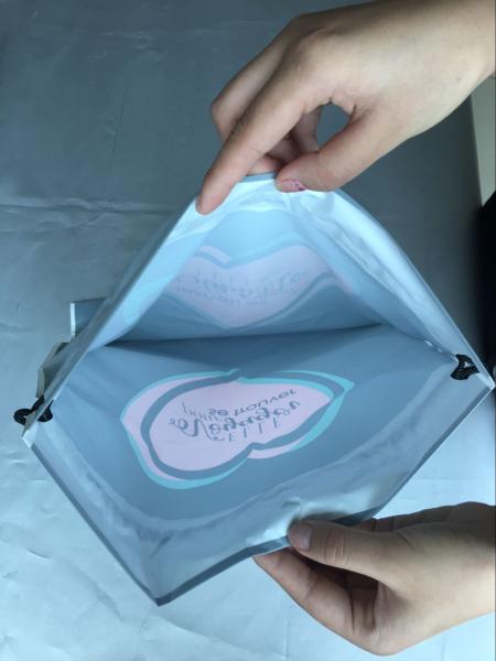 Cpe Personalized Drawstring Bags Environmental Protection Customized Color