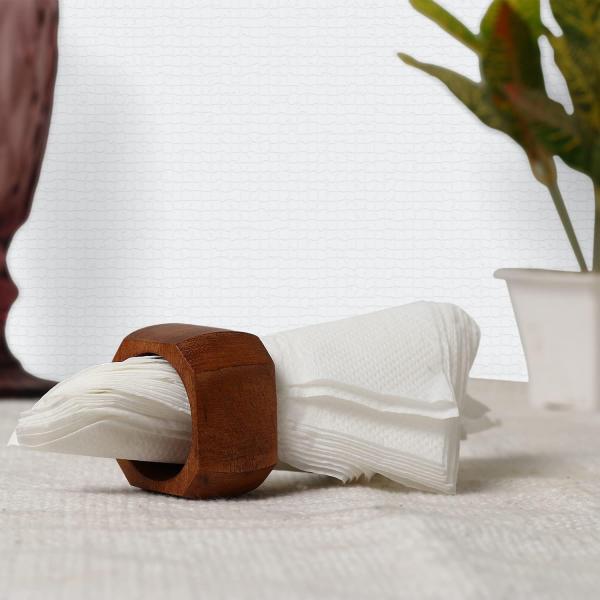 Weddings Dinner Items Table Decoration Wooden Napkin Ring For Parties Household