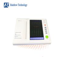 RS232 máquina médica de la ventaja ECG del OEM 12 de la máquina de las interfaces USB ECG portátil