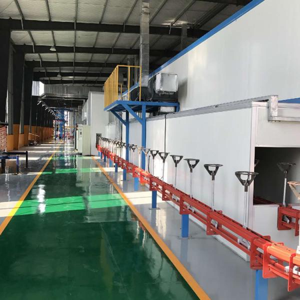 Automatic Roller Industrial Coating Line Powder Coating System Stepless Speed Adjustment