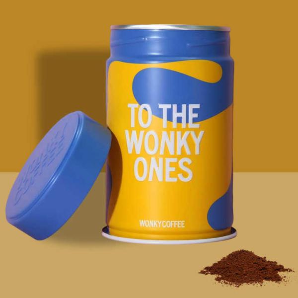 Boîte en ferraille de grains de café de qualité alimentaire de luxe imprimée sur mesure boîte étanche à l'air de café boîtes de thé boîtes de dégazage de soupape d'étanchéité ronde boîte de café