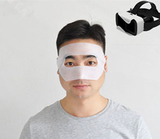 Non-woven protection eye cushion custom disposable VR eye mask face pad for VR glasses oculus quest HTC VIVO