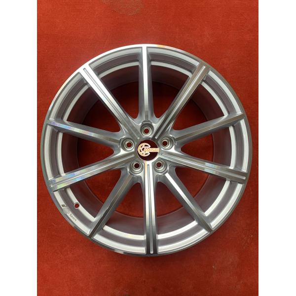 66.5 Hole ET24 Forged Alloy 19 Inch Multi Spoke Wheels Grey