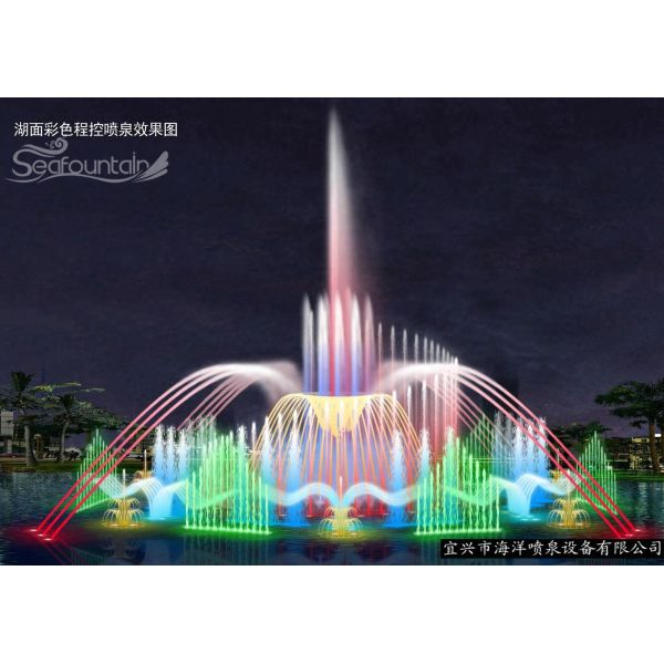 Commercial celebrate combination type fountain
