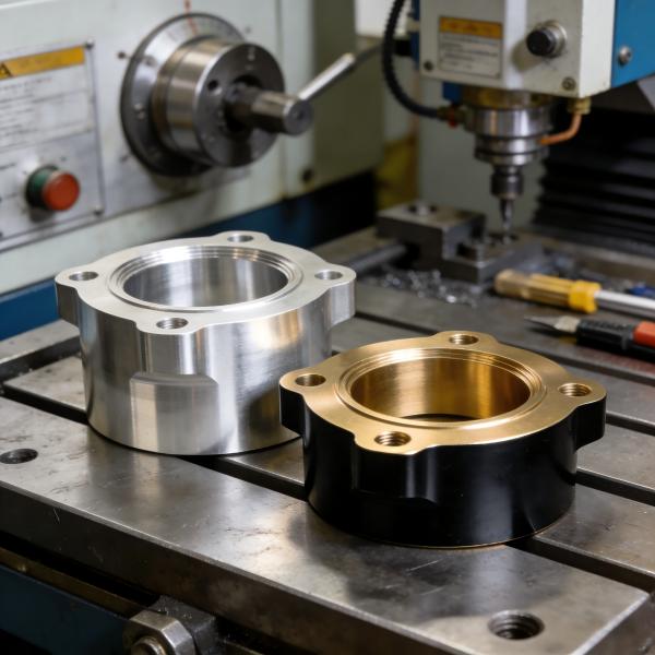 Ra0.2-Ra3.2 Roughness Custom Machined Aluminum Parts Natural Silver