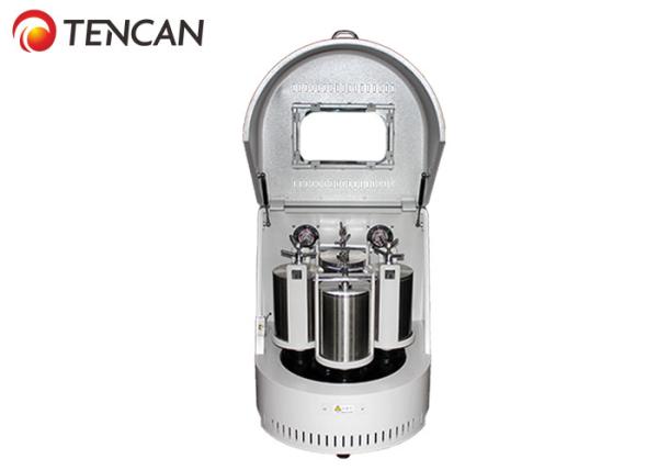 4 Mill Jars Vertical Laboratory Ball Mill Semi - Circle Round Shape Micron Powder Milling Use