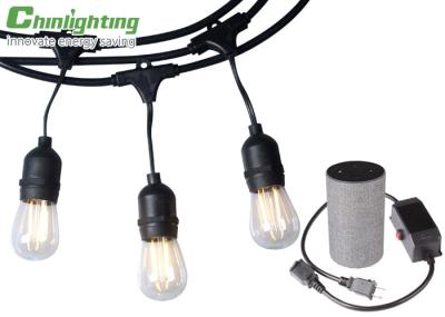 S14 48ft 15 Bulbs Wifi Christmas Garden Decoration Lights
