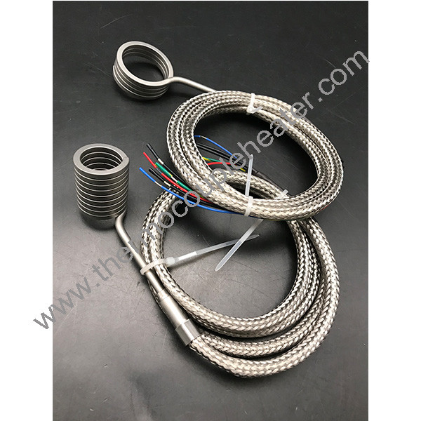 Hot Runner Spring Coil Heater For Hot Runner System With Thermocouple Type J close dense