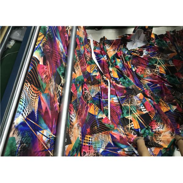 Eco Friendly 200gsm Yoga Wear Fabric Floral Design Baseball Wear Gym Suit