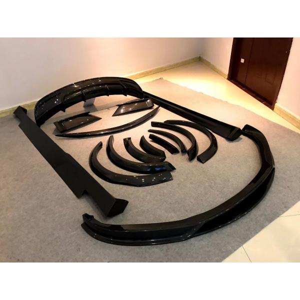 Venta del kit de cuerpo de fibra de carbono del modelo S para el modelo S Wide Bodyki de fibra de carbono delantera de la pala trasera del difusor Spoiler