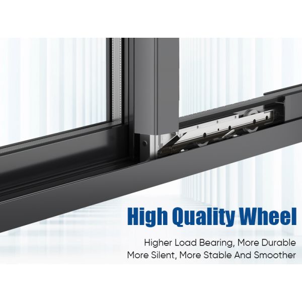 New Popular New Design High Quality Movable Screen Panels Slim Frame Sliding windows