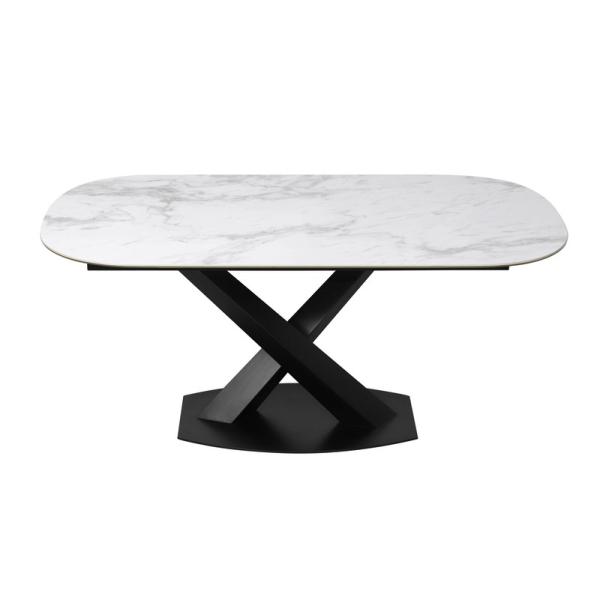 White Ceramic Top Dining Table 1700*900mm With Custom Option