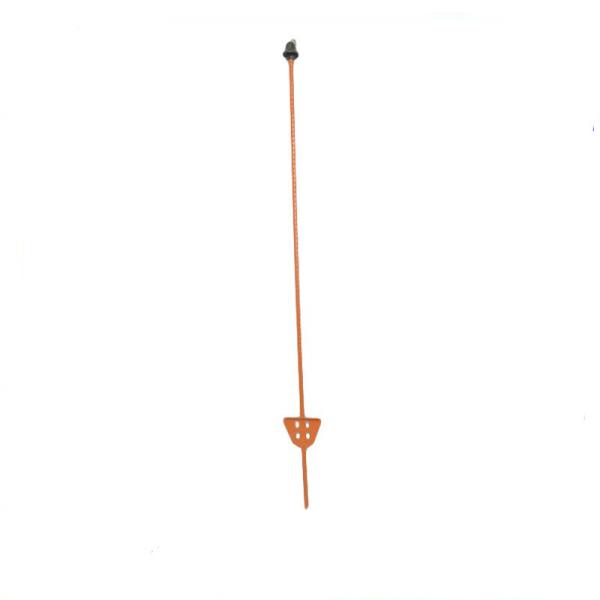 Hot Dipped Modern Base Welded Stylish Home Designed Stainless Oval Spring Steel Fence Post QL804