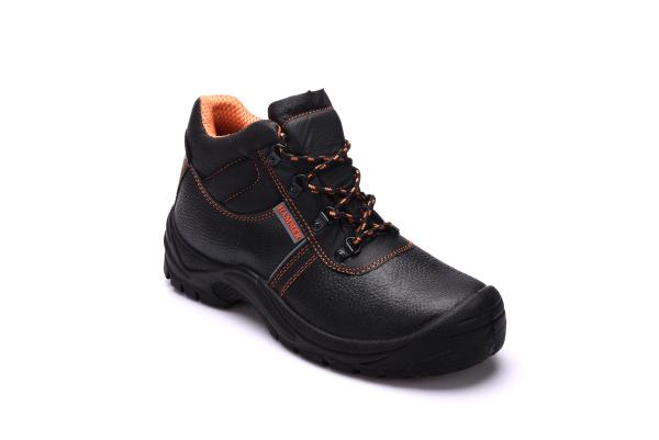 Lace Up Black Military Safety Boots Low Cut Ankle Protective Work Boots