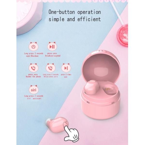 Наушников наушников Tws наушника Bluetooth 5,0 слуховой аппарат шлемофона наушников спорта Earbuds беспроводных бесшнуровых хэндс-фри с Mic