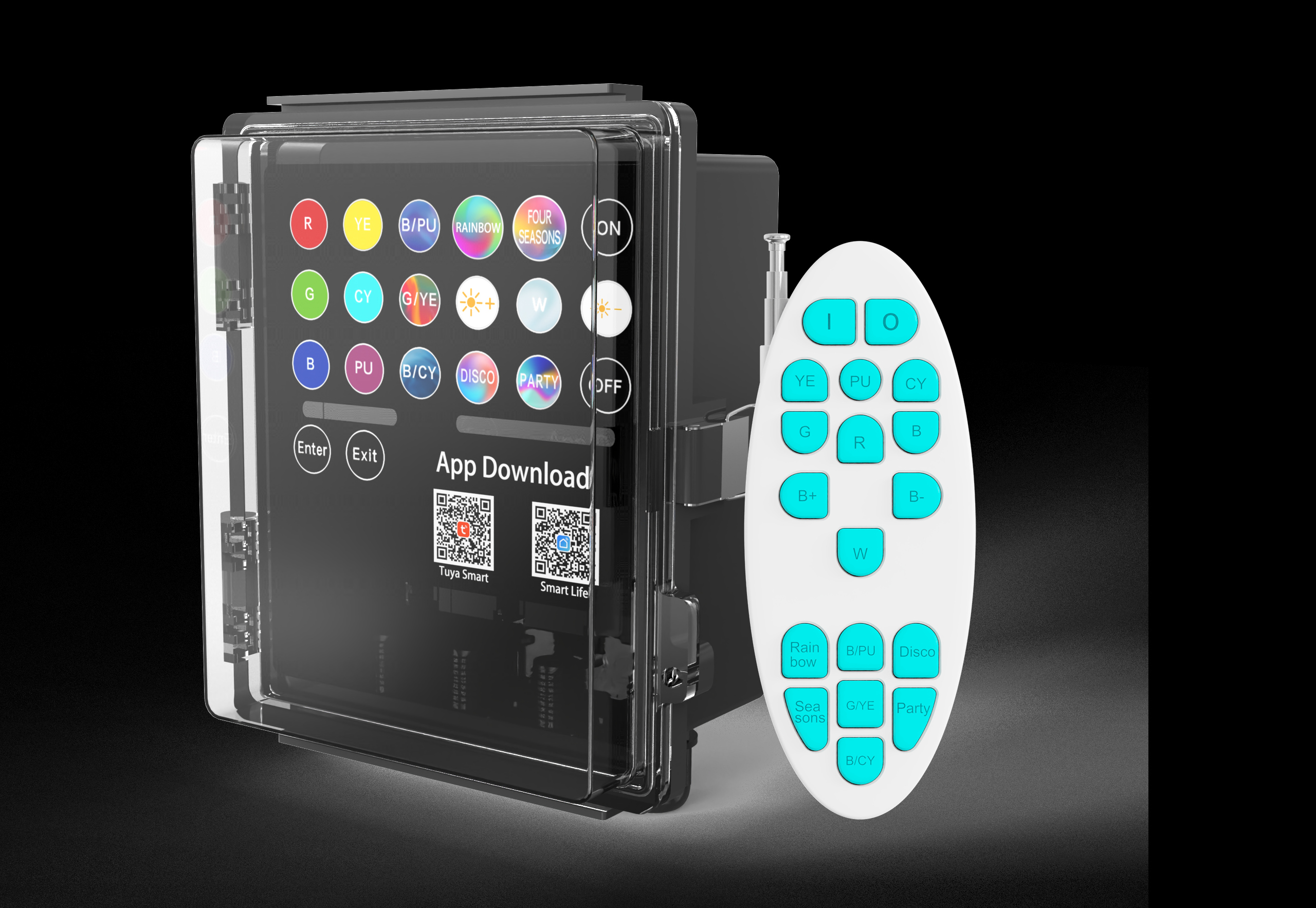 WiFi Pool Light Controller, 300W TUYA Smart Life APP